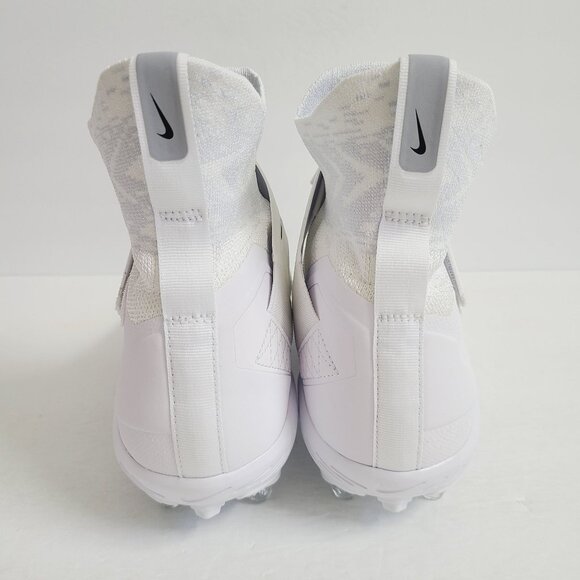 Nike Alpha Menace Elite 2 Flyknit Football Cleats CI1530-100 Size 11.5 White #1 main image 3